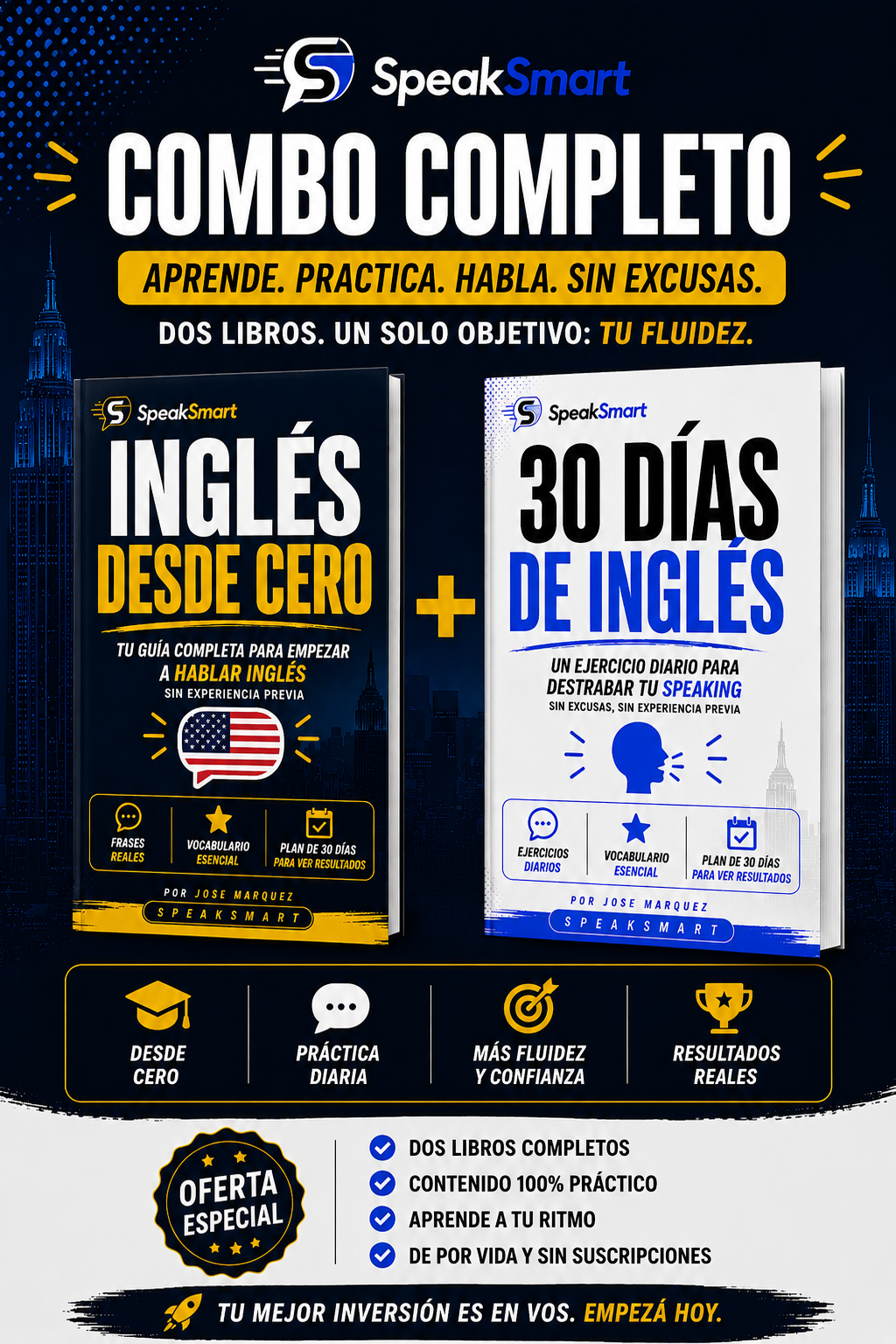 Combo Ingles Desde Cero + 30 Dias de Ingles